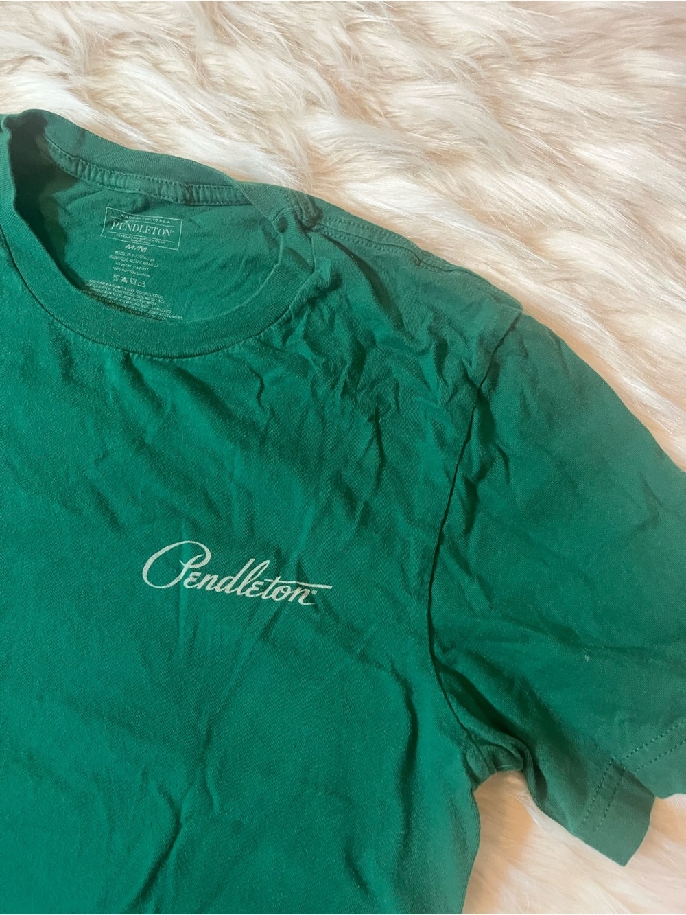 Pendleton Aztec Graphic Tee Men's M Green - Picture 2 of 5